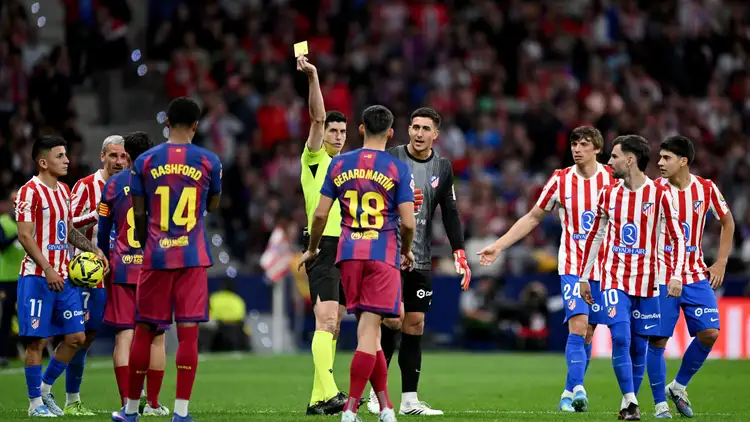 Atletico accuse La Liga referees of bias after Barcelona defeat