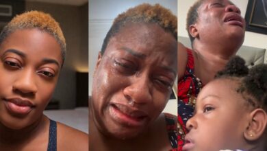 “He removed my name from our land documents” – Actress Witney John breaks down in tears