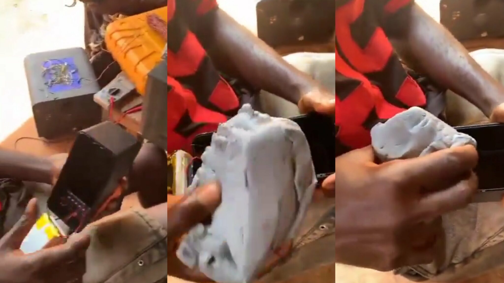 Man shocked after discovering fake 120,000mAh power bank filled with ‘fufu-like’ substance