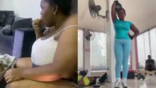 “I tripled in size after childbirth, but I refused to give up” — lady shares weight loss journey