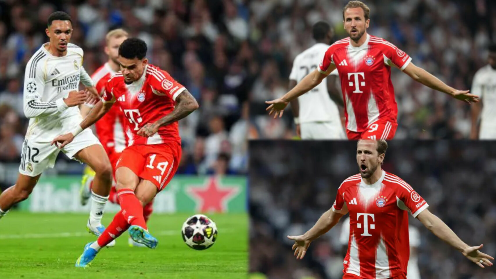 UCL: Kane, Díaz fire Bayern past Real Madrid in Spain