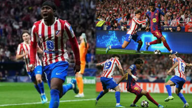 Lookman goal sends Atletico past Barcelona into Champions League semi-final