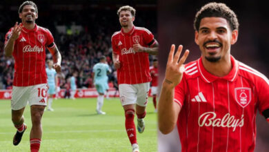 Aina’s Forest move five points clear from drop zone after Gibbs-White hat-trick