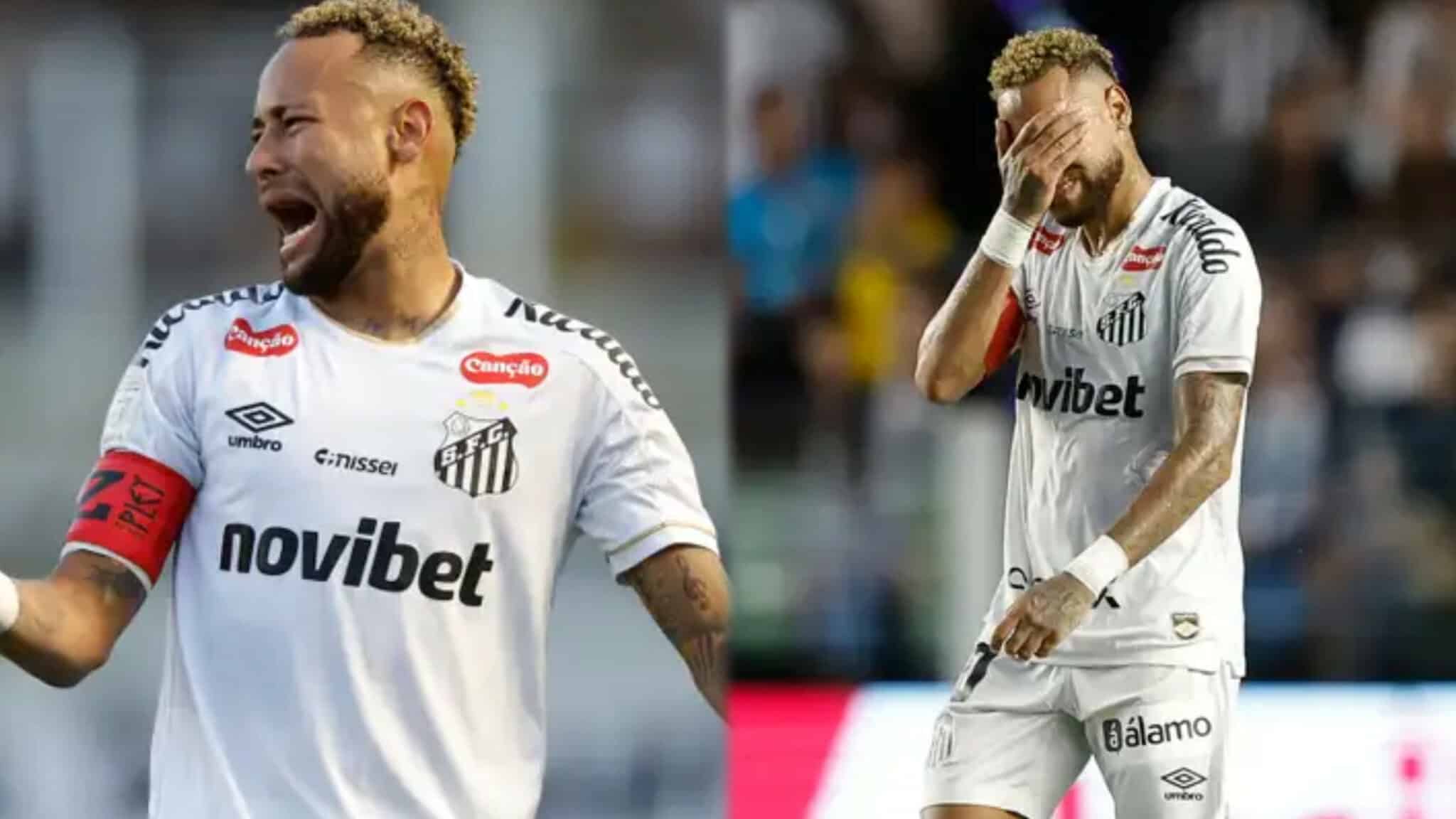Neymar jeered by Santos fans after home defeat to Fluminense