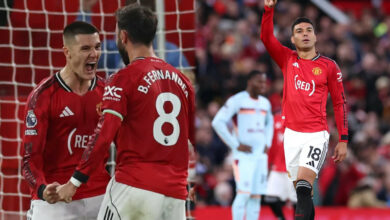 Casemiro, Sesko boost Man United Champions League push with win against Brentford
