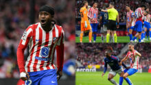 UCL: Lookman shines as penalty drama leaves Arsenal-Atletico clash finely poised ahead of second leg