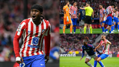 UCL: Lookman shines as penalty drama leaves Arsenal-Atletico clash finely poised ahead of second leg