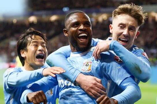 Onyeka scores first Coventry goal in win against Derby County