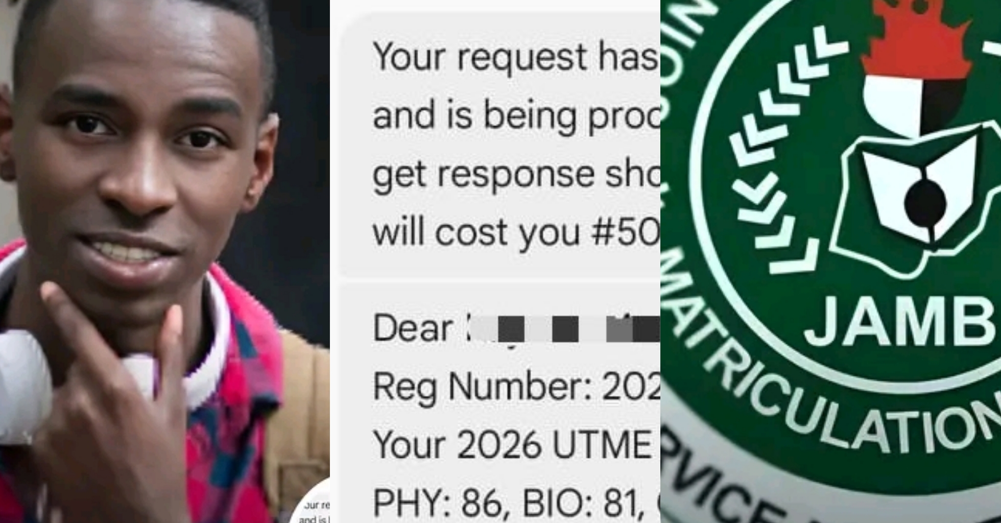 “It’s been a 3-year  journey”- Man goes viral after staying up to check JAMB result, score sparks buzz
