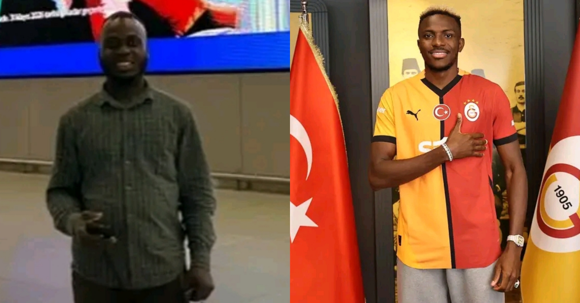 ‎”For an hour “- Man who prayed for Victor Osimhen in 2017 gets trip to abroad  ‎