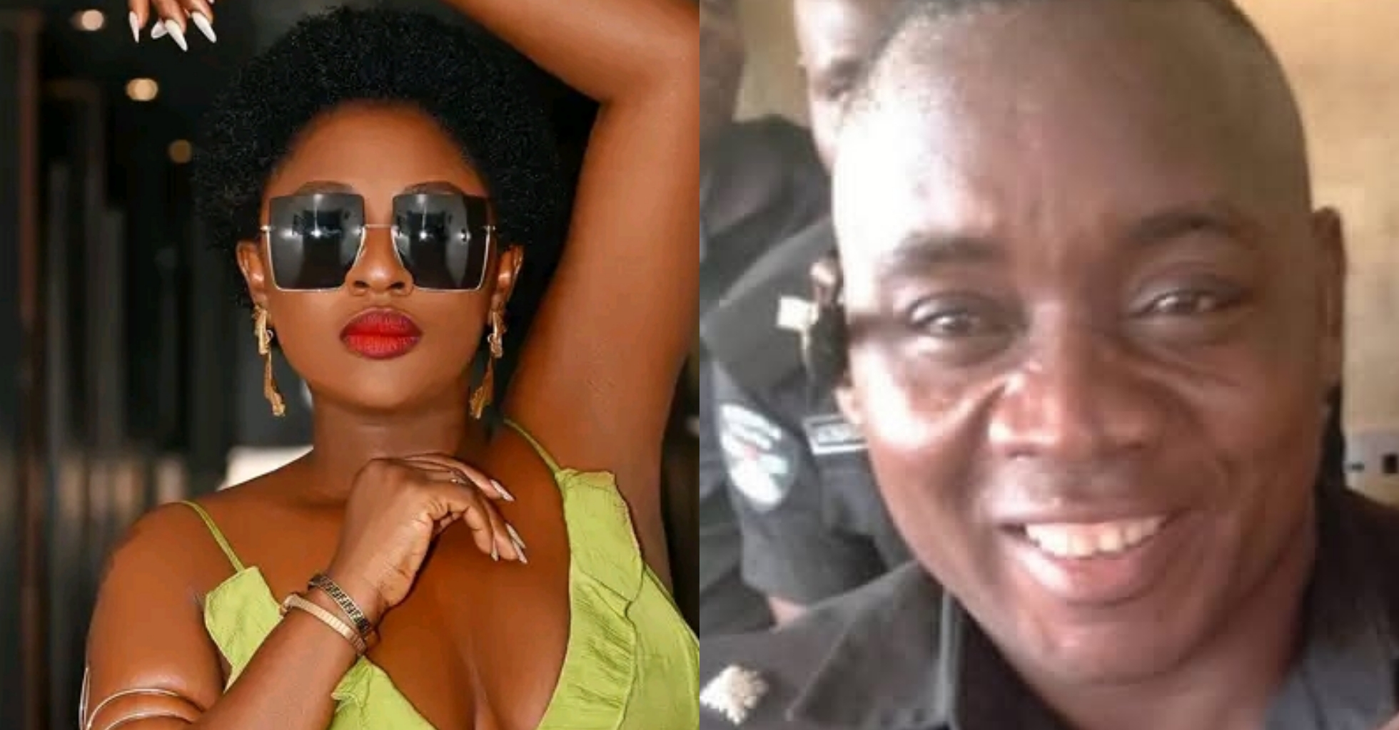 “Why set him up?”- Nollywood actress, Yvonne Jegede breaks silence on viral Delta killing, shares image of officer