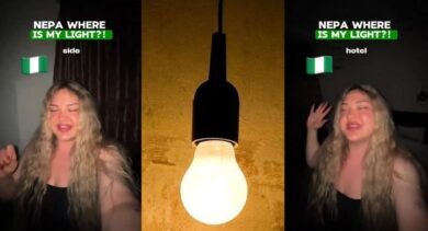 "Where is my light?" — Woman cries out as NEPA takes light in hotel