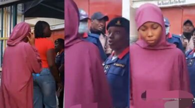 Hijab-wearing lady stopped from entering JAMB CBT center as video goes viral