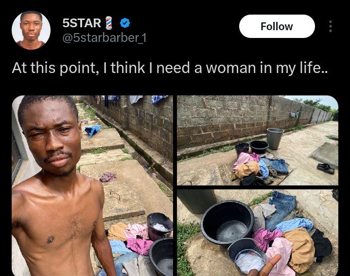 “I need a woman in my life” — Man’s viral post sparks reactions online