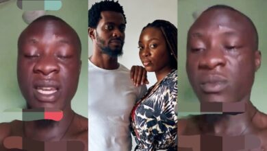 "Women are evil" — Man breaks down in tears after catching his girlfriend cheating