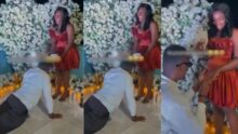 "You must prostrate on the floor” – Lady’s bold proposal demand sparks viral reactions online