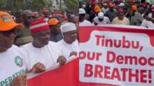 Atiku, Obi, Kwankwaso storm INEC office, protest over electoral decisions in Abuja