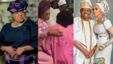“When did kneeling become wrong?” - Toyin Abraham reacts to backlash over greeting the Okoyas at event