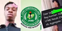 UTME 2026: 200-level medical student who wrote exam ‘for fun’ post result online