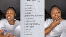 Lady breaks down in tears as her fiancé blocks her after receiving outrageous marriage list