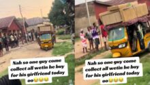 Drama as man retrieves all the gift he bought for girlfriend leaving her empty handed