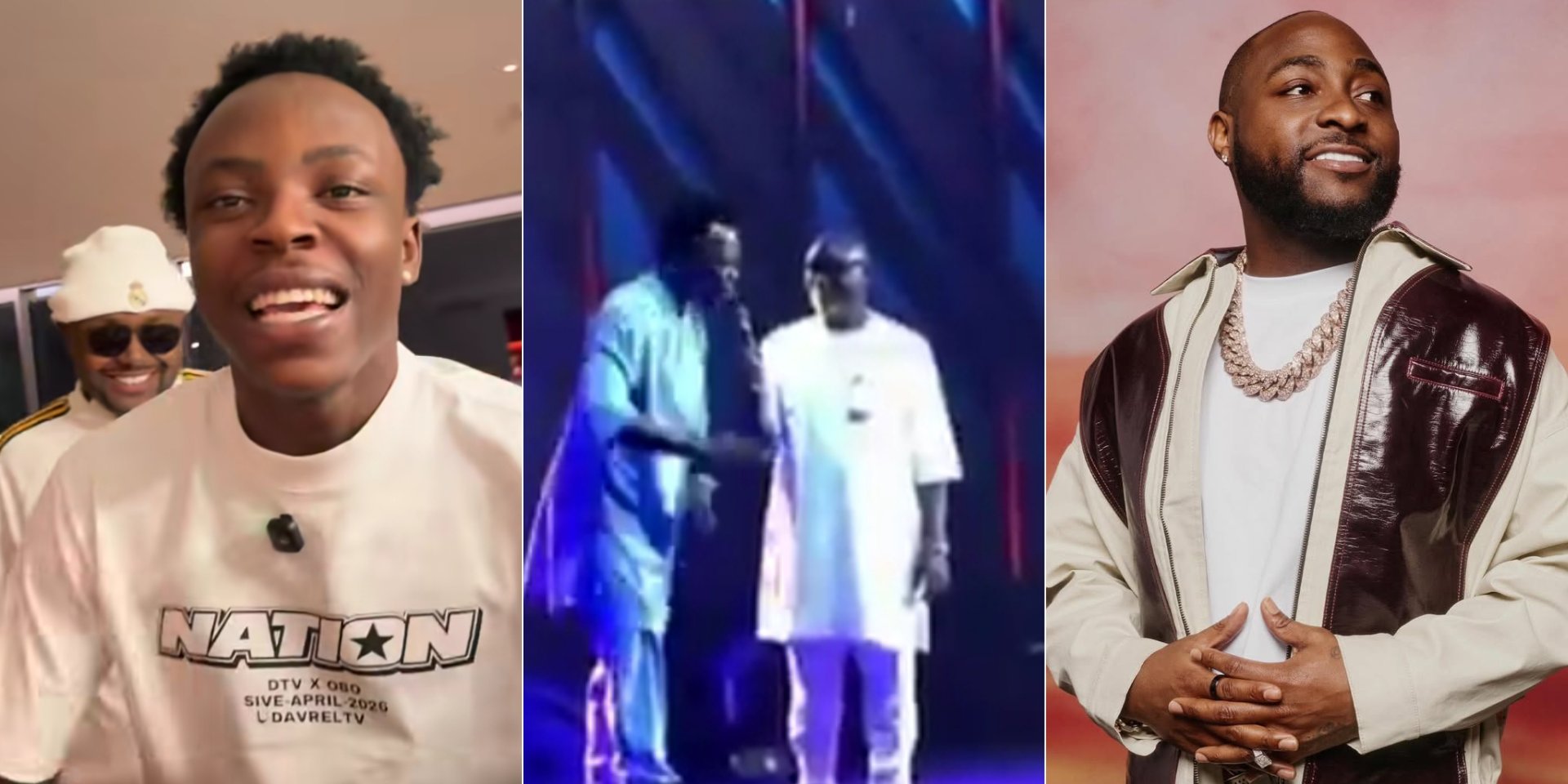 Davrel shares testimony after life-changing encounter with Davido