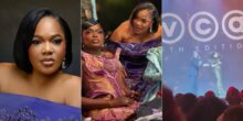 Toyin Abraham Reacts as Bovi Recreates Viral ‘Snub’ Moment With Funke Akindele at AMVCA