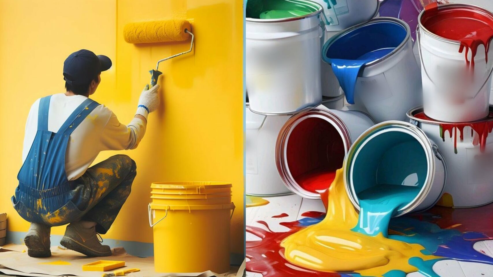 “They said the paint belongs to them” — Lady questions painters after leftover materials taken