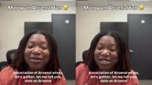 “Marry an Arsenal fan, you won’t find a more loyal man” — Woman praises Arsenal supporters