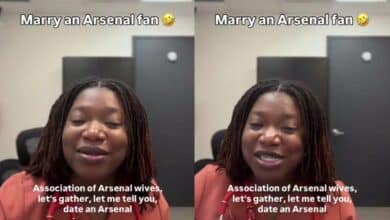 “Marry an Arsenal fan, you won’t find a more loyal man” — Woman praises Arsenal supporters