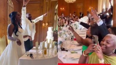 “Arsenal look at what you’ve done”— Couple sing Arsenal anthem during wedding party