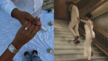 Drama as lady expose her friend’s secret wedding after congratulating her Nigerian boyfriend