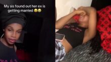 “My sis found out her ex is getting married” — Lady’s dramatic reaction in viral clip sparks social media buzz