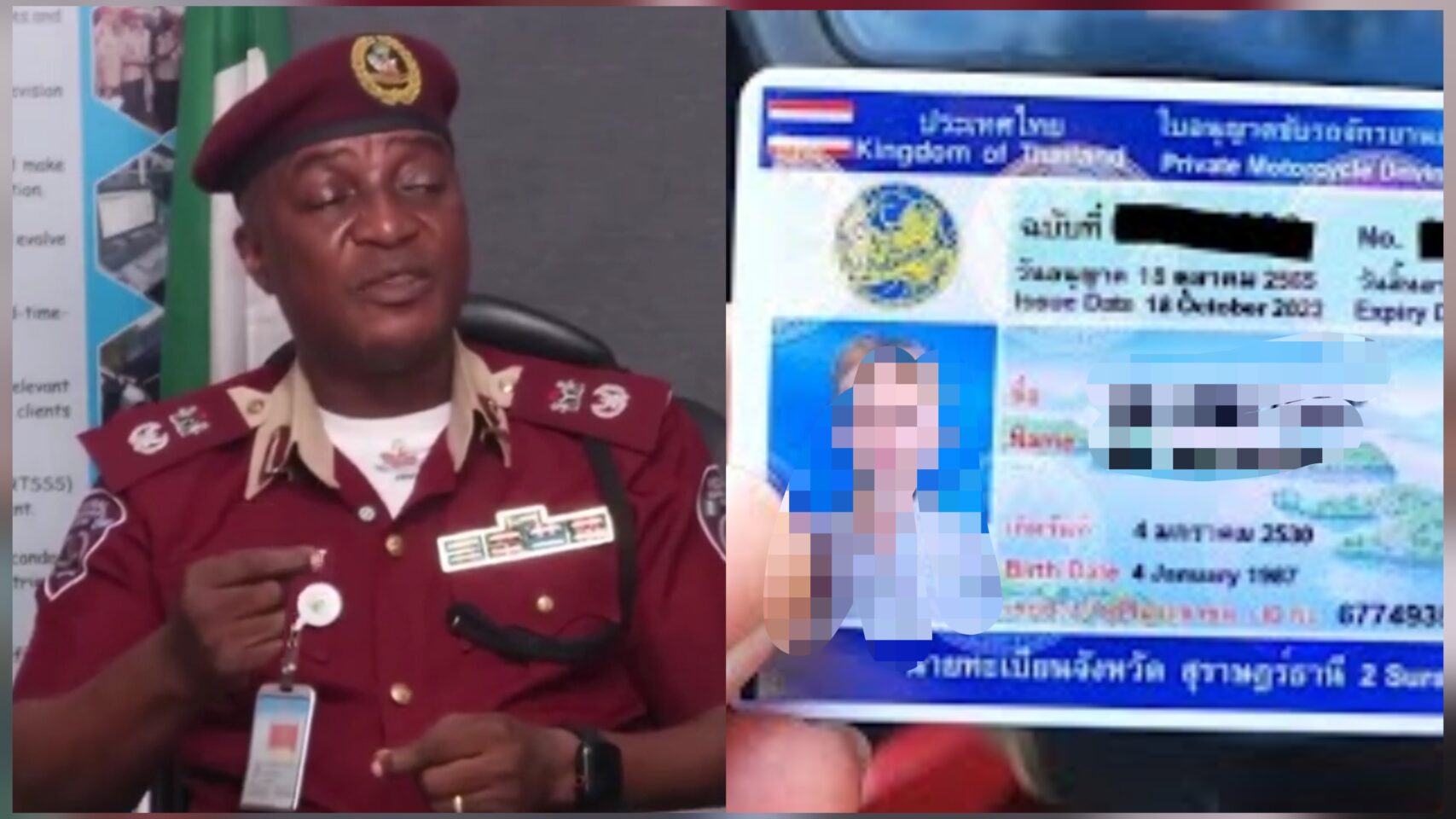 “No foreign driver’s licence is permitted to be used on Nigerian roads” — FRSC commander