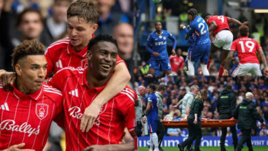 Chelsea 1-3 Nottingham Forest: Taiwo Awoniyi double crushes Blues Champions League hopes