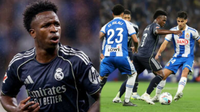 “You’re going to Segunda” – Vinicius fires warning at Espanyol defender in heated clash