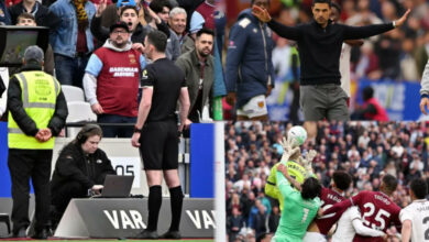 Arteta praises ‘brave’ referee after controversial VAR call saves Arsenal against West Ham