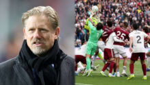 Peter Schmeichel blasts VAR decision after West Ham goal disallowed against Arsenal