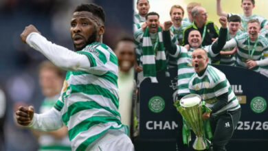 Iheanacho helps Celtic win 5th consecutive Scottish Premiership title