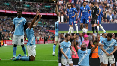 Manchester City edge Chelsea to lift FA Cup at Wembley