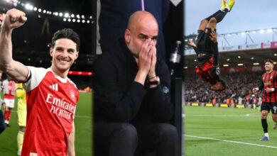 Arsenal crowned Premier League champions after Man City stumble at Bournemouth