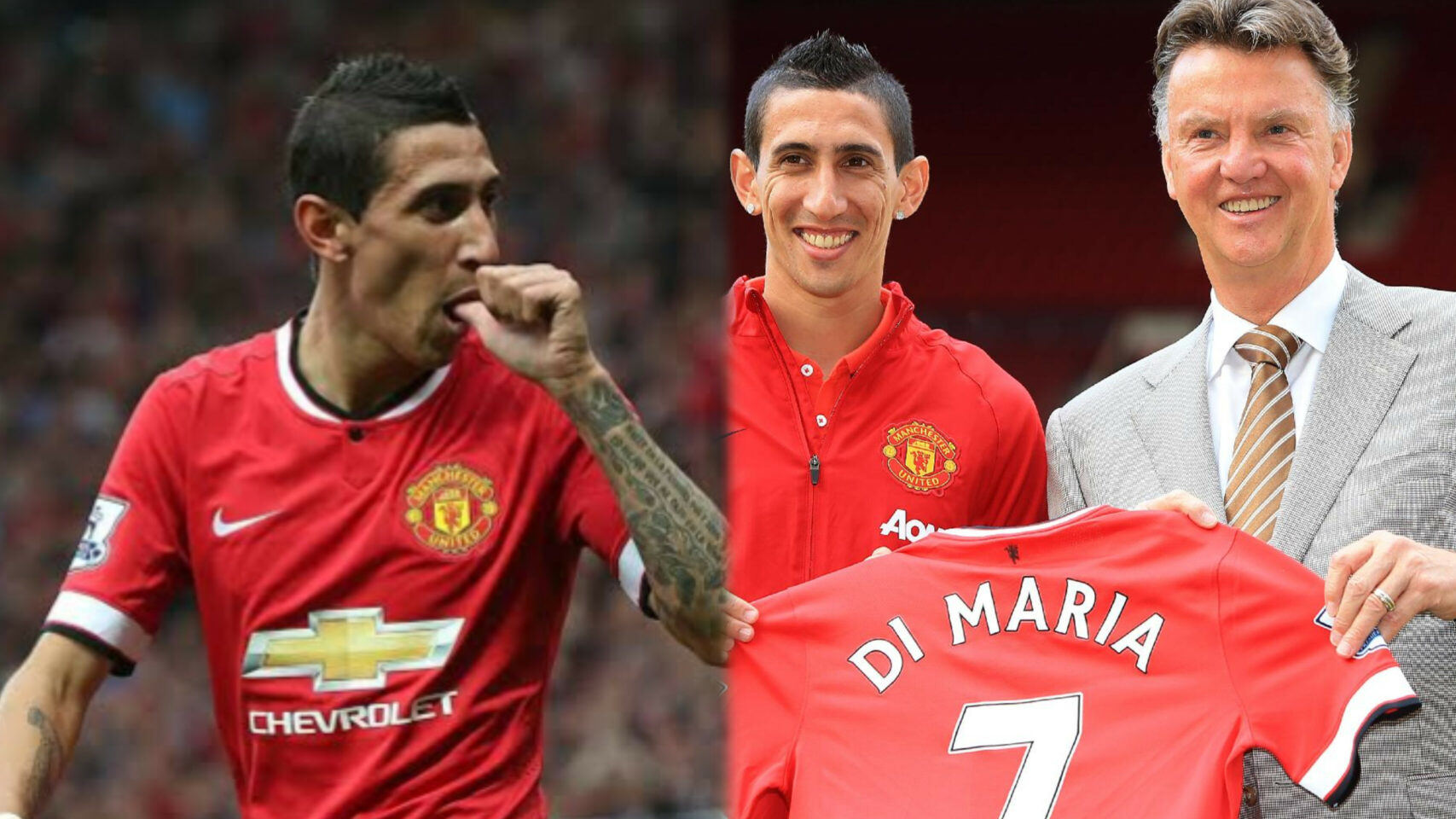 Di Maria blames Van Gaal for failed Man United spell