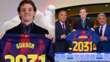 Gordon fulfils 'childhood dream' with Barcelona move