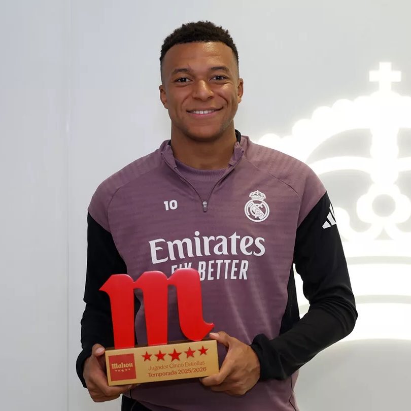 Kylian Mbappe named Real Madrid Player of the Season again