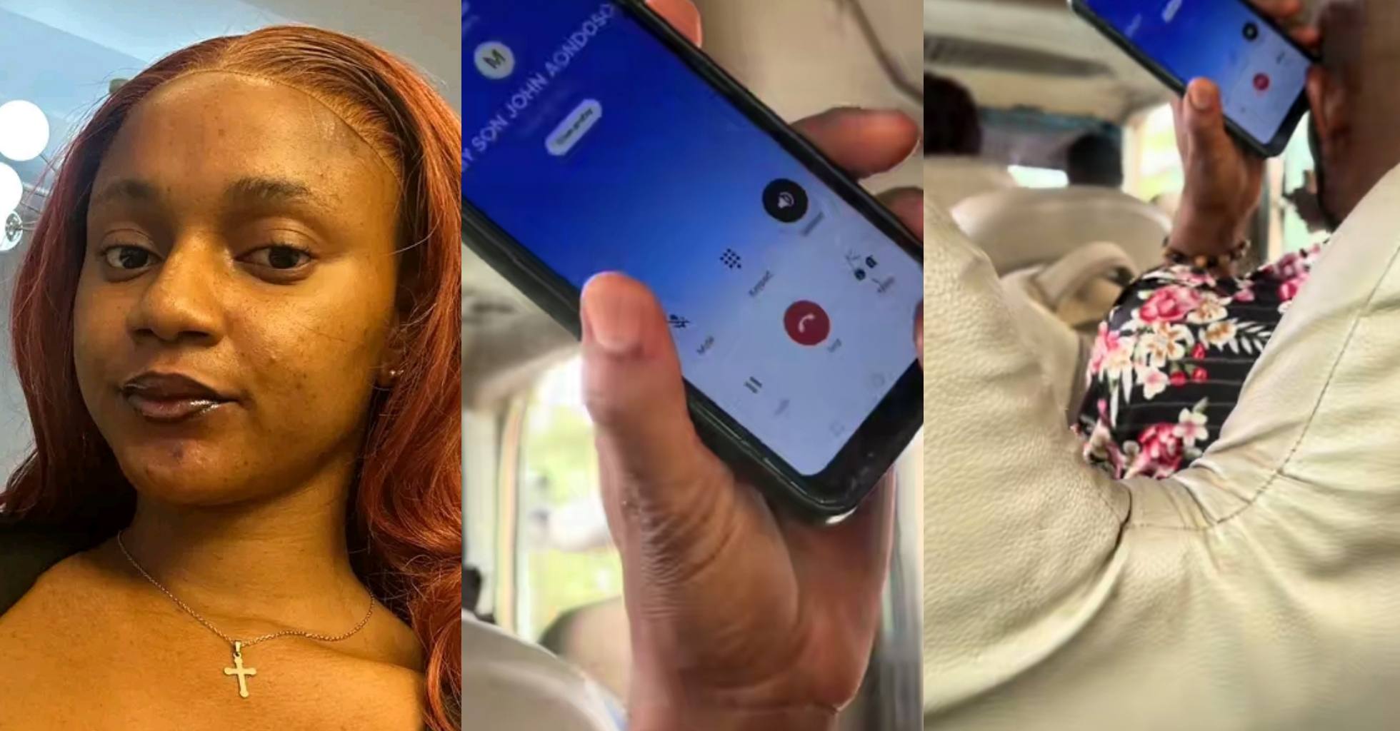 “I was surprised”- Lady cries out after seeing how bus passenger saved his son’s phone number