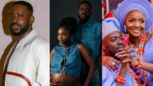 “We didn’t give birth to twins” – Adekunle Gold clears the air on rumour, speaks on daughter’s love for music