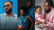 “We didn’t give birth to twins” – Adekunle Gold clears the air on rumour, speaks on daughter’s love for music