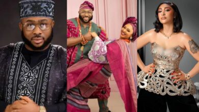 Olakunle Churchill celebrates Rosy Meurer with sweet Mother’s Day note amid marriage crisis rumours