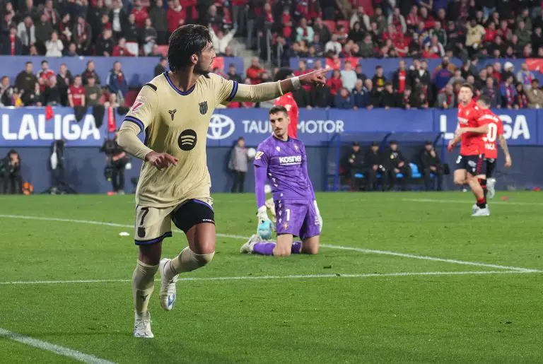 La Liga: Barcelona close in on retaining title with late Osasuna win