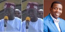“Pastor Adeboye called me Abraham, said I'm the father of the nation” - Tinubu